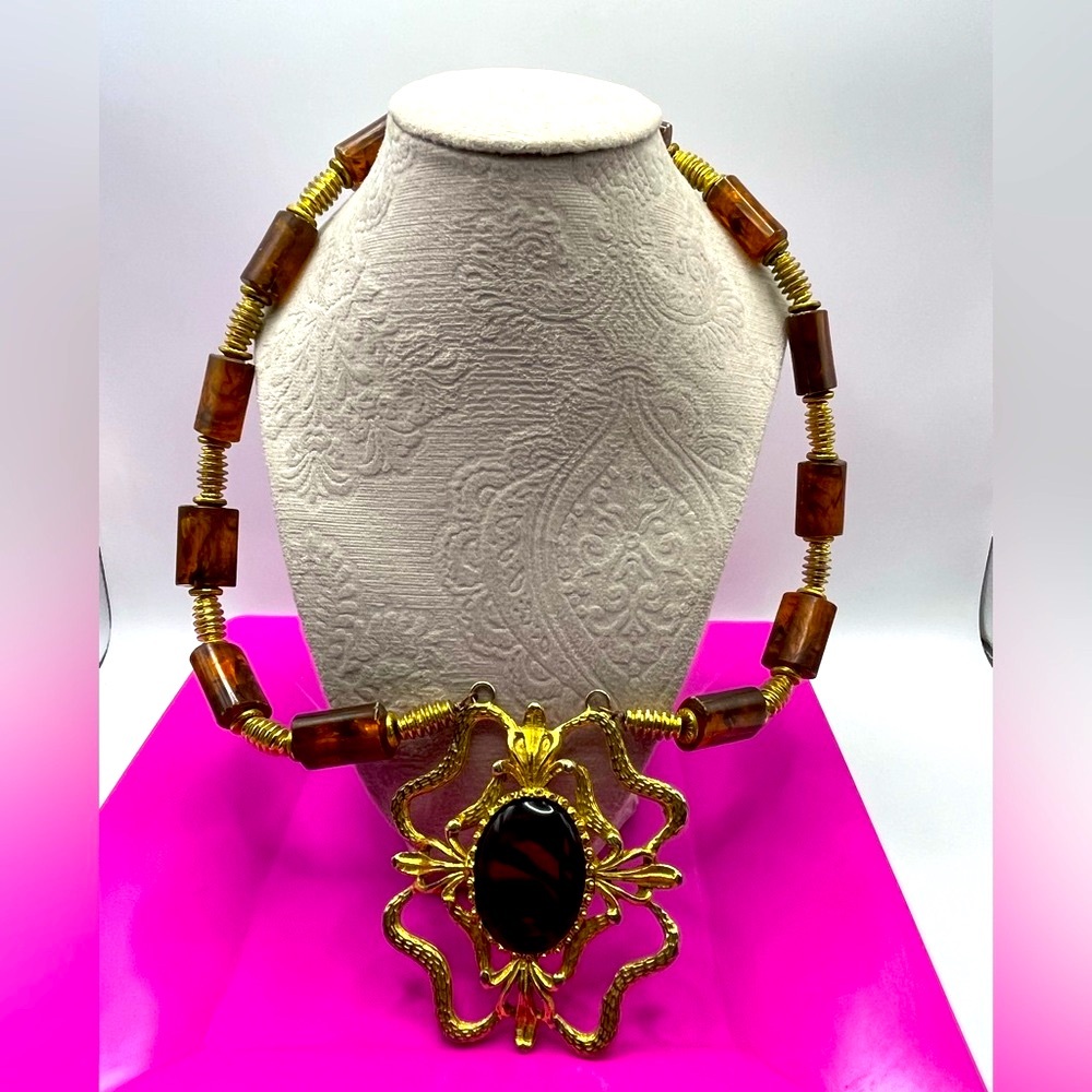 Vintage  Gold-tone Pendant